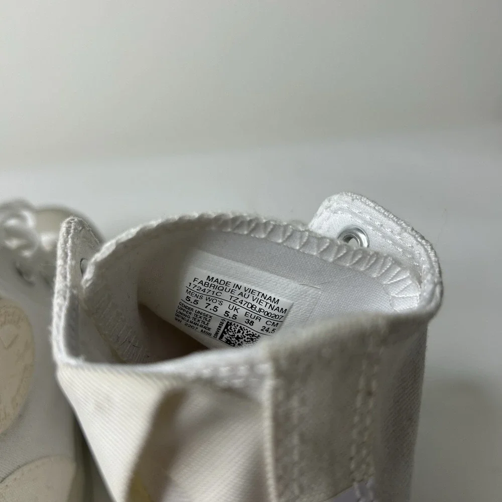 Converse Chuck Taylor All Star CX Stretch Womens 7.5 White High Top Sneakers